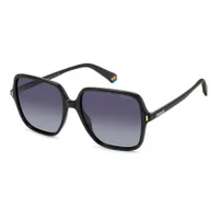 Polaroid Sunglasses PLD 6219/S in BLACK, three quarter view