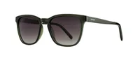 Opium OP-1906 wayfarer sunglasses in green (C04) with brown gradient lenses, front three-quarter view