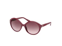 Guess Sunglasses GU00155 in Shiny Bordeaux / Gradient Brown (69F), front three-quarter view