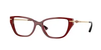 Vogue Eyewear Frame VO5714I in Transparent Bordeaux (3299), front three-quarter view