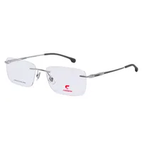 Carrera Frame 8919 in Silver (84J), front three-quarter view