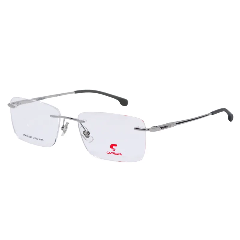 Carrera Frame 8919 in Silver (84J), front three-quarter view