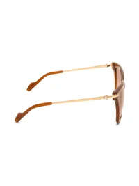 Guess GU00380 48F sunglasses side view showing gold temple with crystal accent