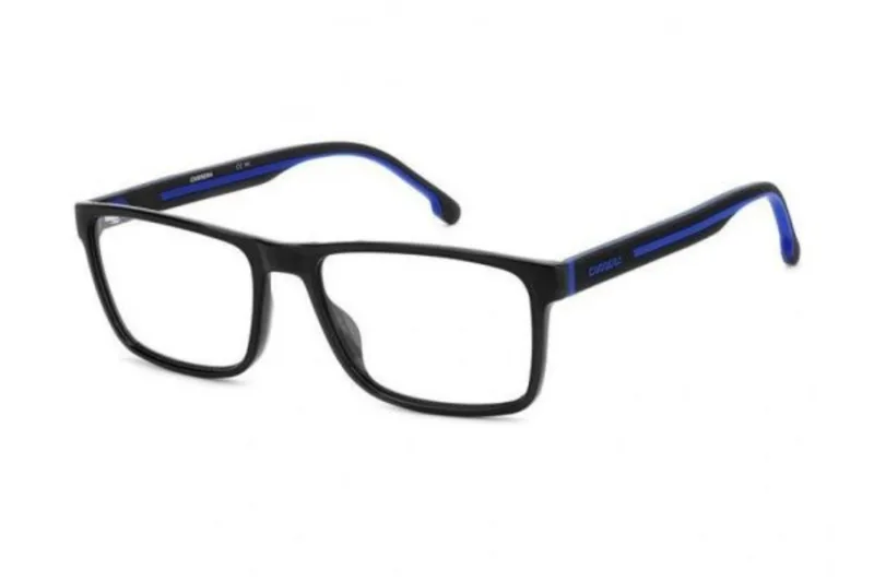 Carrera Frame CA PRW 3/IN in Black Blue (D51), front three-quarter view