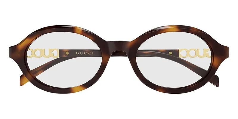 Gucci Frame GG2153O in Havana (005), straight front view