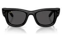 Ray-Ban RB4940 sunglasses in black with dark grey lenses (601/87), straight front view