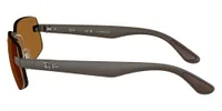 Ray-Ban Sunglasses RB4475CH in Sand Brown / Polarized Bronze 6124BB (6124BB), side profile view