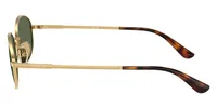 Vogue Eyewear Sunglasses VO4323S in Gold / Dark Green (280/), side profile view