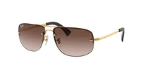 Ray-Ban Sunglasses RB3742I in 001/13 (001/13), front three-quarter view