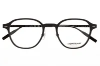 Mont Blanc MB0427O eyeglasses in Black (002), straight front view