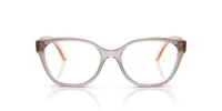 Vogue VO5712 transparent grey (3301) eyeglasses, straight front view