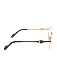 Guess GU50424 gold and brown temple with G emblem, side profile