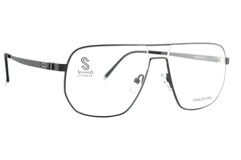Stepper Frame 40209 in Grey (F022), front three-quarter view
