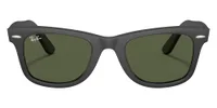 Ray-Ban Sunglasses RB2140F in Black / G-15 Green (901S), front view