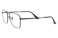 Ray-Ban RB6536 black eyeglasses (2509), side view showing the temple