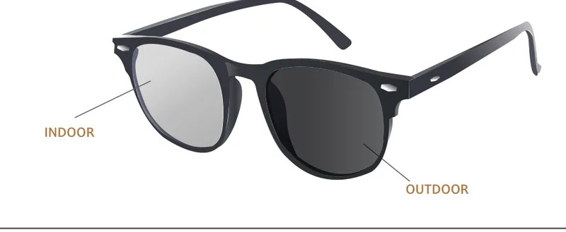 Nova Rx SV Sunlite Blumax Lenses: Sunlite Blumax spectacles: clear indoor lens vs tinted outdoor lens