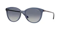 Vogue Eyewear Frame VO5647SI in Transparent Dark Blue (30414L), front three-quarter view