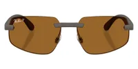 Ray-Ban Sunglasses RB4475CH in Sand Brown / Polarized Bronze 6124BB (6124BB), front view