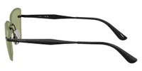 Vogue Eyewear Sunglasses VO4332S in Black / Green 352/82 (352/), side profile view