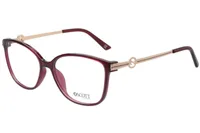 Scott Frame 5819 in Transparent Burgundy (C5), front three-quarter view