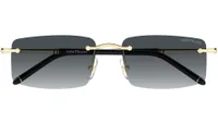 Mont Blanc Sunglasses MB0443S in Light Gold (007), straight front view