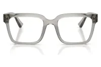 Armani Exchange AX3133U eyeglasses in shiny transparent grey (8394), front view