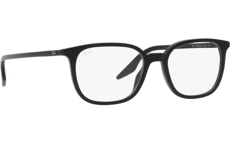Ray-Ban Frame 5406 in Black (2000), front three-quarter view
