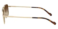 Vogue Eyewear Sunglasses VO4346S in Pale Gold / Gradient Brown (848/), side profile view