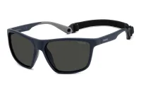 Polaroid Sunglasses PLD 7040/S in Matte Blue / Grey Polarized (FLL/M9)