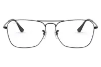 Ray-Ban RB6536 black eyeglasses (2509), straight front view