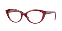 Vogue Eyewear Frame VO5375 in Opal Red (2916), front three-quarter view