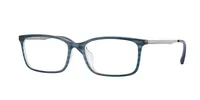 Vogue Eyewear Frame VO5644I in Striped Blue Havana (2570), front three-quarter view