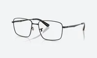 Ray-Ban RX6544I eyeglasses in Black (2509), front three-quarter view