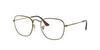 Ray-Ban Frank Optics RB3857V eyeglasses, colour 3117 antique gold, front three-quarter view