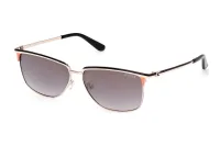 Guess Sunglasses GU00133 in Black/Other / Smoke Mirror (05C), front three-quarter view