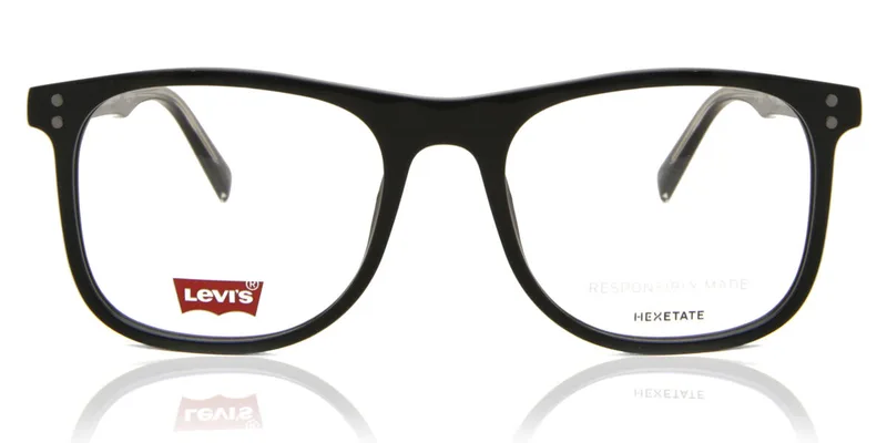 Levi's Frame LV 5004 in Black (807), straight front view