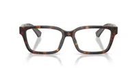 Burberry BE2453 eyeglasses in Dark Havana (4205), straight front view