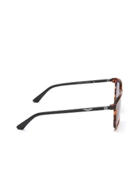 Police SPLE05K 9N3 sunglasses side view showing black temple with Police wing logo