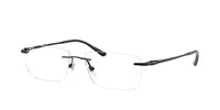 Ray-Ban RX8781D Eyeglasses in Black (1244), front three-quarter view