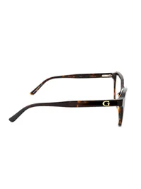 Guess GU50400 havana temple with gold G, side profile