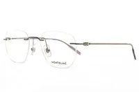 Mont Blanc Frame MB0430O in Ruthenium (001), front three-quarter view