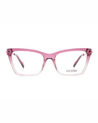 Guess GU50421 eyeglasses in purple to transparent (083), front view