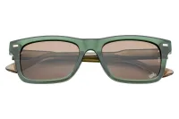Royal Enfield RE-20011 sunglasses in transparent green (C05), folded front view