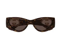 Gucci Sunglasses GG1824S in Havana (002), straight front view