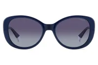 Polaroid PLD 4154/S/X sunglasses in blue PJP with grey gradient polarised lenses, straight front view