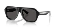 Burberry Sunglasses BE4478 in Black / Dark Grey (420687), front three-quarter view