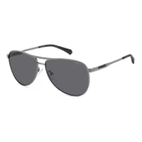 Polaroid Sunglasses PLD 2160/G/S/X in DARK RUTHENIUM, three quarter view