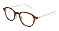 Mont Blanc MB0427O eyeglasses in 005, front three-quarter view