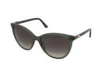 Guess Sunglasses GU00256 in Green, Transparent (96P), front three-quarter view