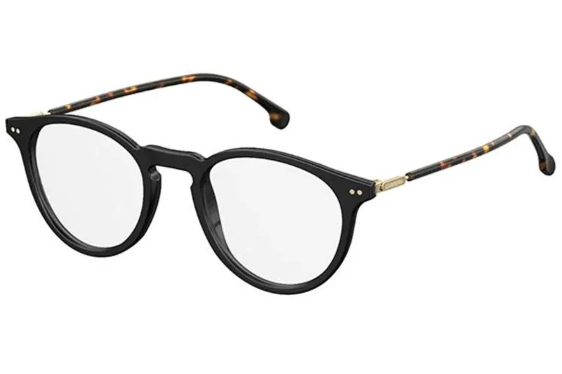 Carrera Frame 145/V in Black Havana (WR7), front three-quarter view